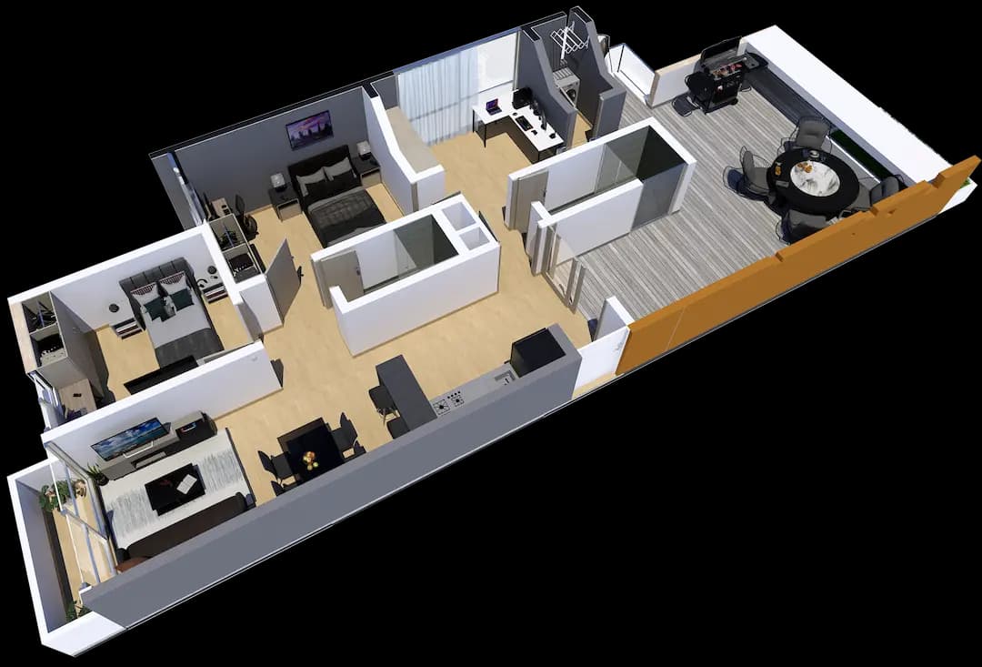 Render TIPO 3 Apto 1004